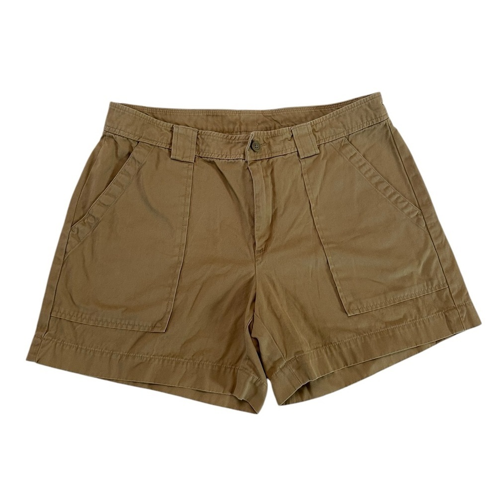 Gap Khaki High Rise Cargo Utility Shorts size 12